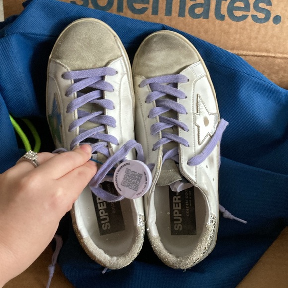 Golden goose super star shoes sz37/ us 7 - Picture 11 of 11